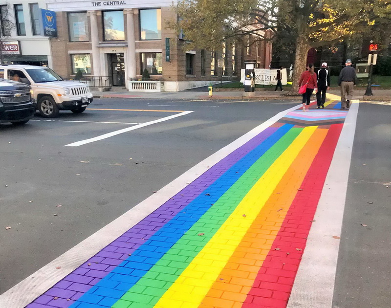 Pride Crosswalk, Middletown, CT